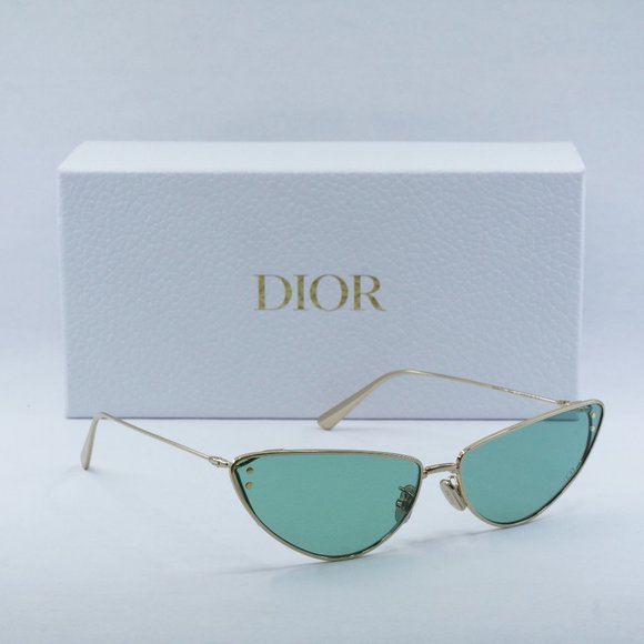 Dior MISSDIOR B1U B0O0 Cat Eye Sunglasses - Gold/Green - Picture 8 of 11